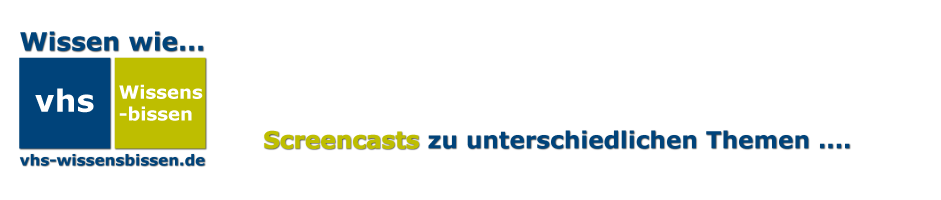 Wissensbissen! - Wissen wie...